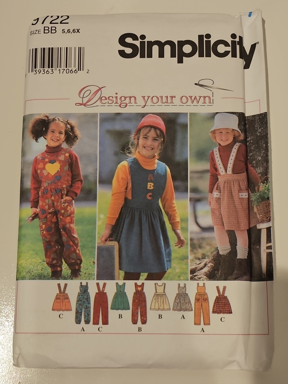 💠4 For 10 Patterns! Simplicity Girls Design Your Own